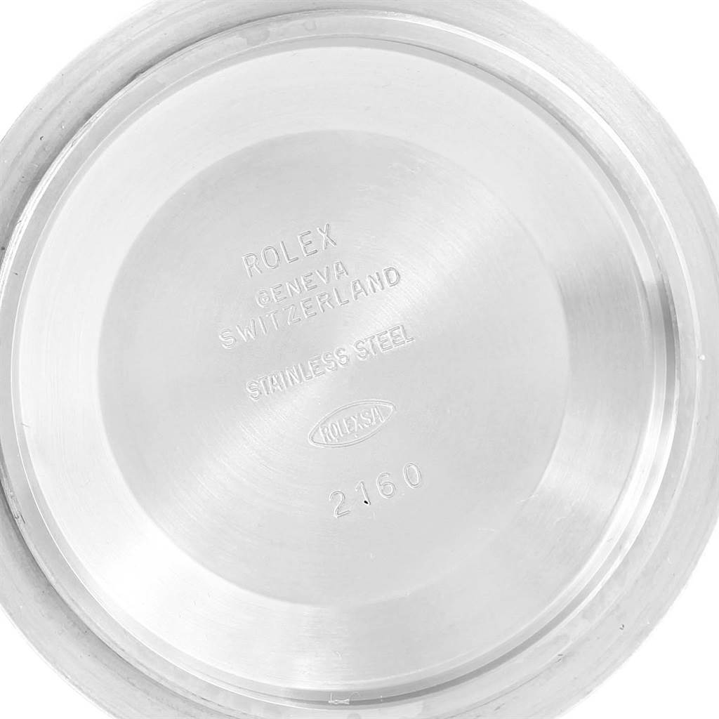 This image shows the inside of the case back of a Rolex Submariner 16613 Men's Steel and Gold (two tone) Champagne Dial 16613 Men's Steel and Gold (two tone) Champagne Dial watch.