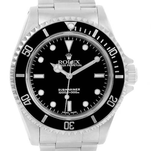 Photo of Rolex Submariner No Date Stainless Steel Automatic Mens Watch 14060