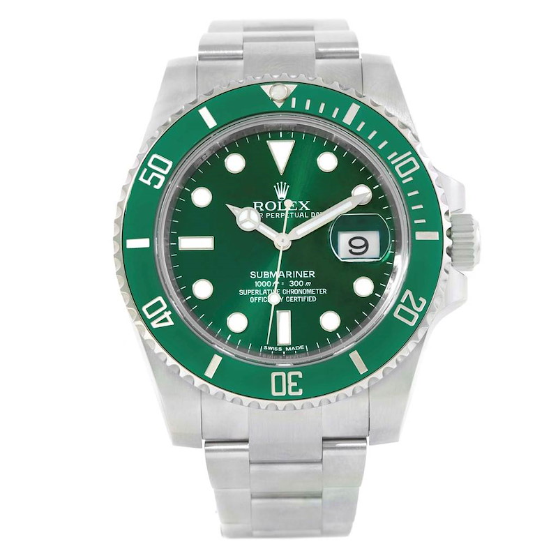 Rolex Submariner 116610LV - Green Dial & Bezel - Hulk- 2014