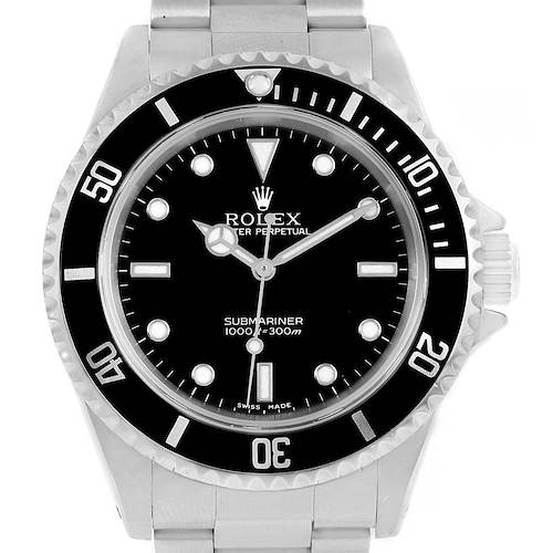 Photo of Rolex Submariner No-Date 2-Liner Automatic Mens Watch 14060