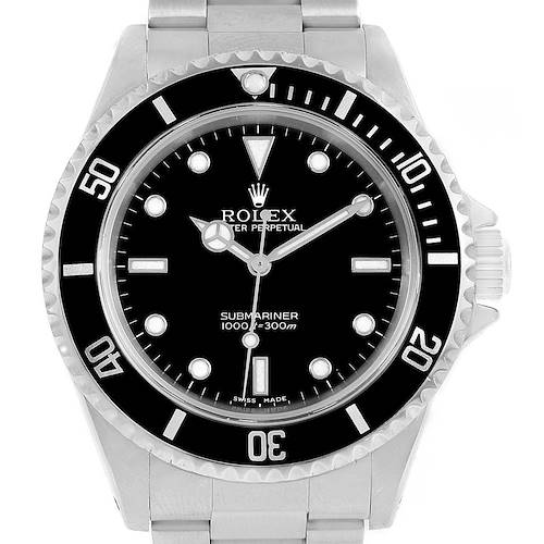Photo of Rolex Submariner Non Date 2-Liner Stainless Steel Watch 14060