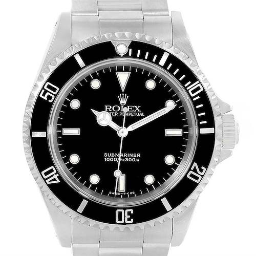 Photo of Rolex Submariner Non Date 2-Liner Automatic Steel Watch 14060