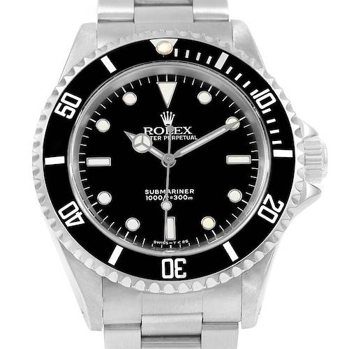 Photo of Rolex Submariner Non-Date 2 Liner Stainless Steel Mens Watch 14060