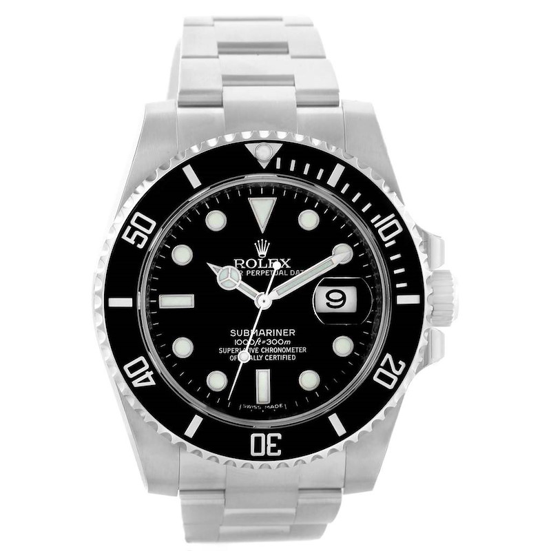 Rolex Submariner Ceramic Bezel Steel Mens Watch 116610 Box Papers SwissWatchExpo