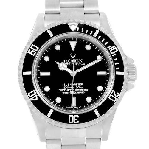 Photo of Rolex Submariner Non-Date 4 Liner Stainless Steel Mens Watch 14060