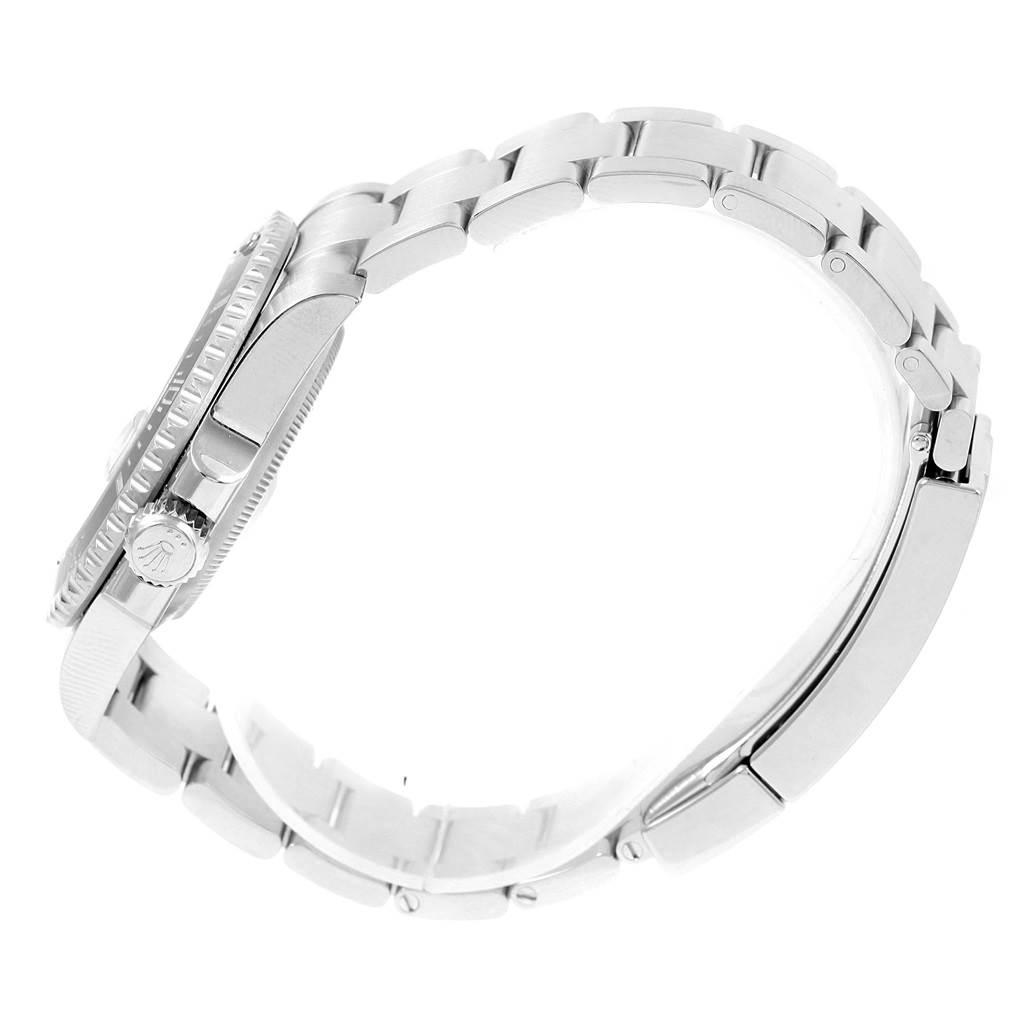 The image shows a side view angle of the Rolex Submariner 116610 Men's Stainless Steel Black Dial 116610 Men's Stainless Steel Black Dial, highlighting the bracelet and case profile.