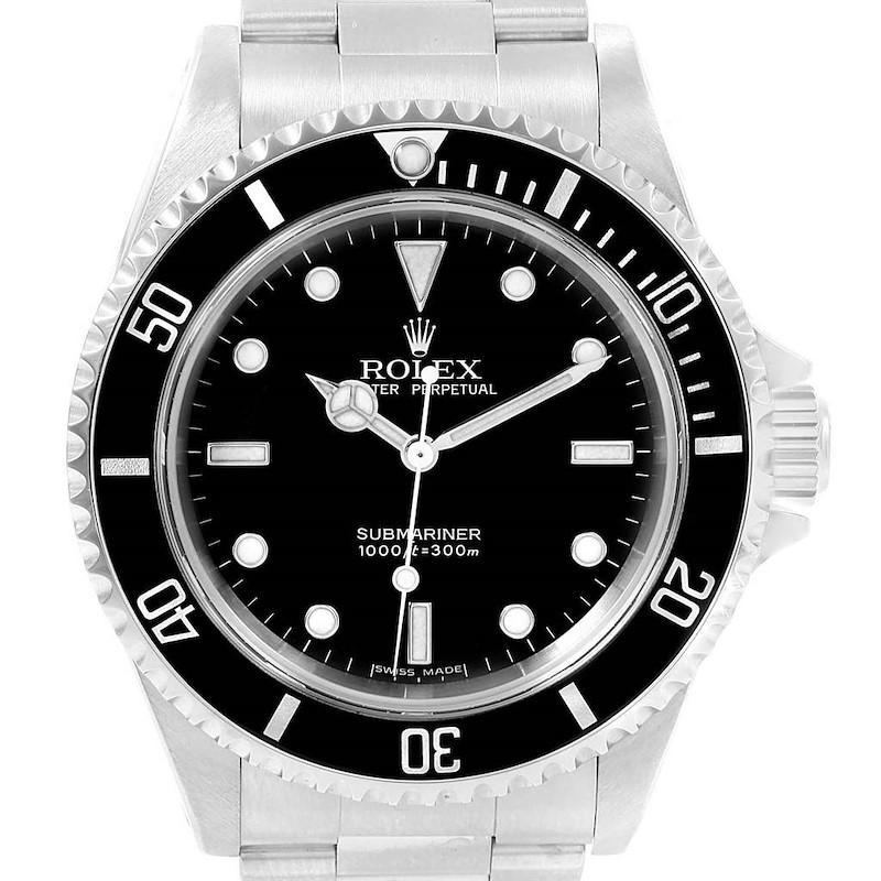 Rolex Submariner Non-Date 2-Liner Stainless Steel Mens Watch 14060 SwissWatchExpo