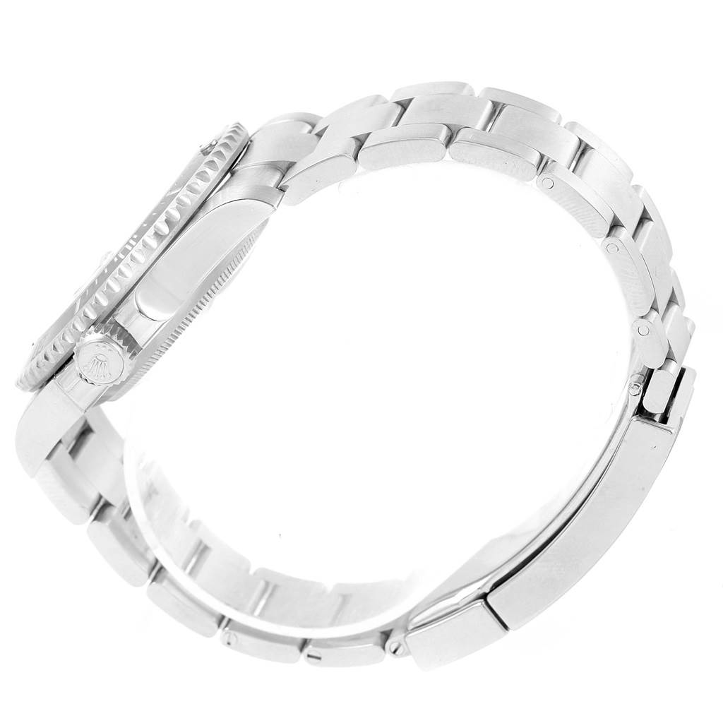 The image shows a side view of the Rolex Submariner 116610 Men's Stainless Steel Black Dial 116610 Men's Stainless Steel Black Dial watch, highlighting its bracelet and clasp.