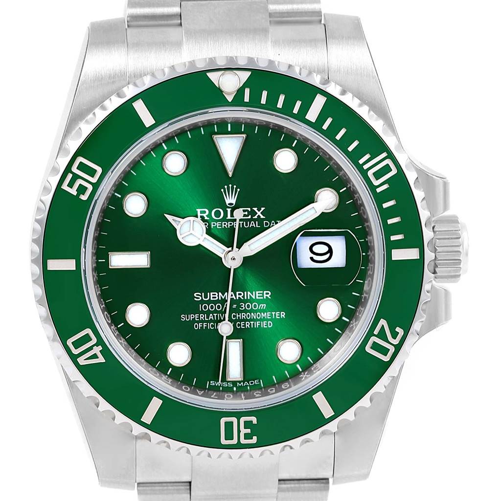 Rolex Hulk Green Ceramic Bezel Watch 116610LV Unworn | SwissWatchExpo