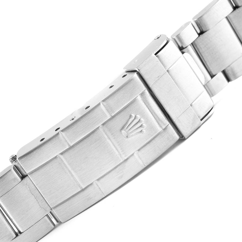 The image shows the clasp and part of the bracelet of a Rolex Submariner 16610LV Men's Stainless Steel Black Dial 16610LV Men's Stainless Steel Black Dial watch.