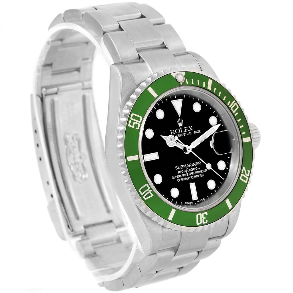 used rolex submariner green bezel