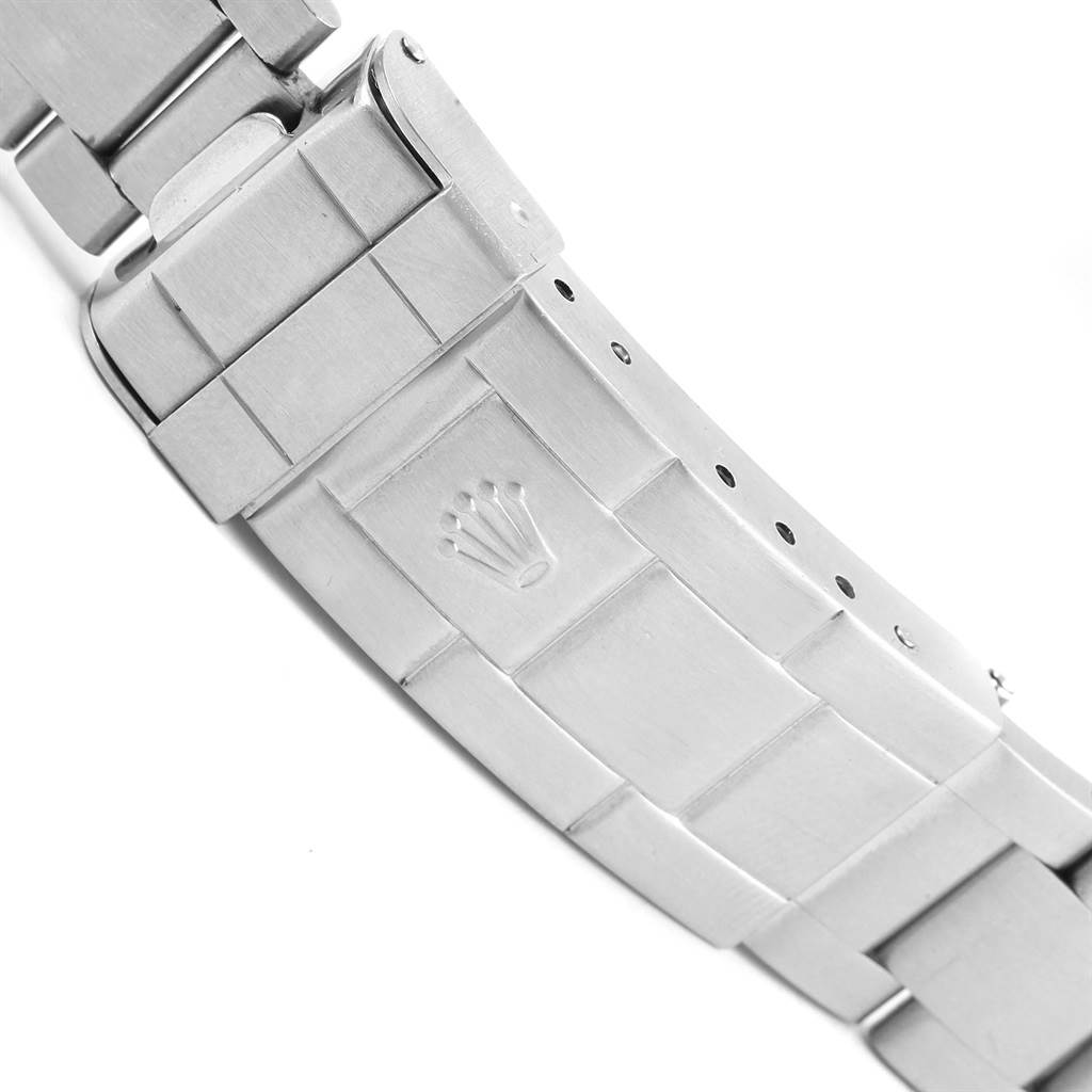 The image shows the clasp and a portion of the bracelet of a Rolex Submariner 16610LV Men's Stainless Steel Black Dial 16610LV Men's Stainless Steel Black Dial watch.