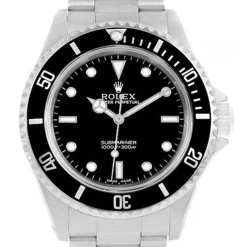 Photo of Rolex Submariner 40mm No-Date 2-Liner Automatic Mens Watch 14060