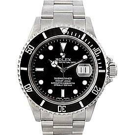 Photo of Rolex Submariner Mens Ss Watch 16610 Year 2005-2006