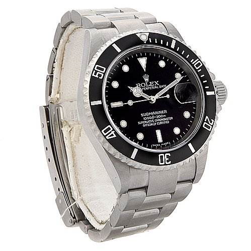 Rolex Submariner Mens Ss Watch 16610 Year 2006 SwissWatchExpo