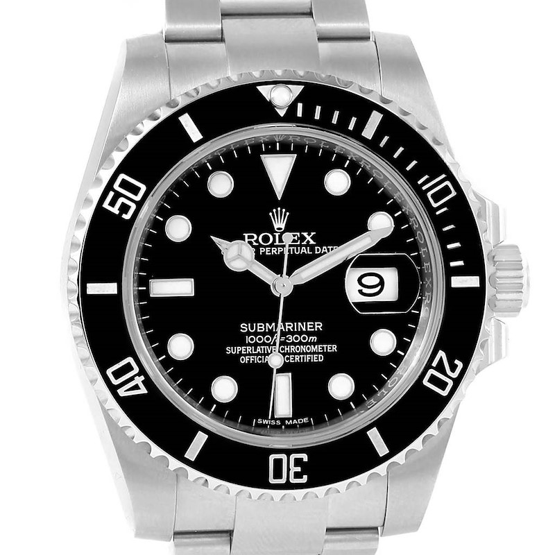 Rolex Submariner Ceramic Bezel Steel Mens Watch 116610 Unworn SwissWatchExpo