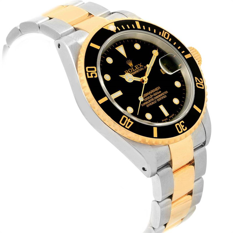 1996 rolex submariner two tone