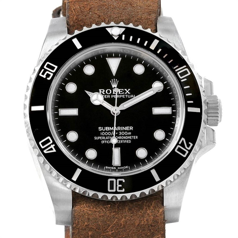 Rolex Submariner Ceramic Bezel Steel Mens Watch 114060 Unworn SwissWatchExpo