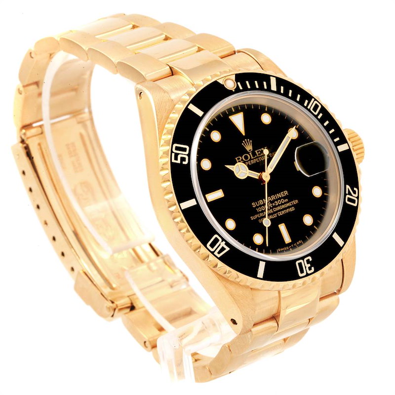 Rolex Submariner Yellow Gold 16618 | Stock 21706 | SwissWatchExpo