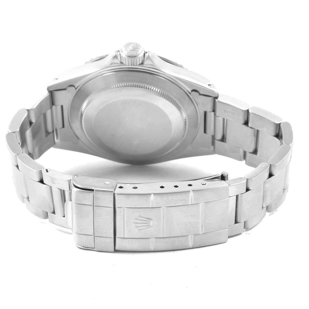 The image shows the back and clasp of a Rolex Submariner 14060 Men's Stainless Steel Black Dial 14060 Men's Stainless Steel Black Dial watch at a rear angle.