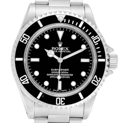Photo of Rolex Submariner No Date 4 Liner Steel Steel Mens Watch 14060