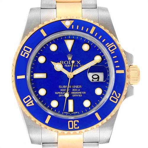 Photo of Rolex Submariner Blue Dial Steel Yellow Gold Mens Watch 116613 PARTIAL PAYMENT LISTING**