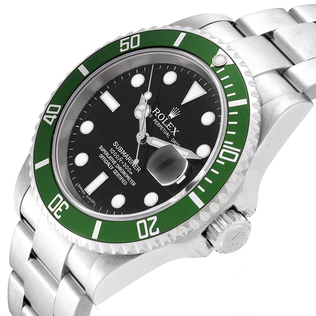 Rolex Submariner 50th Anniversary Green Kermit Mens Watch ...