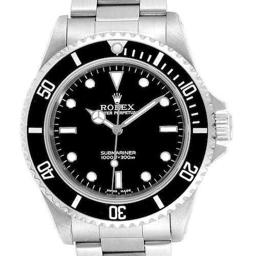 Photo of Rolex Submariner Non-Date 2 Liner Steel Mens Watch 14060 Box Papers