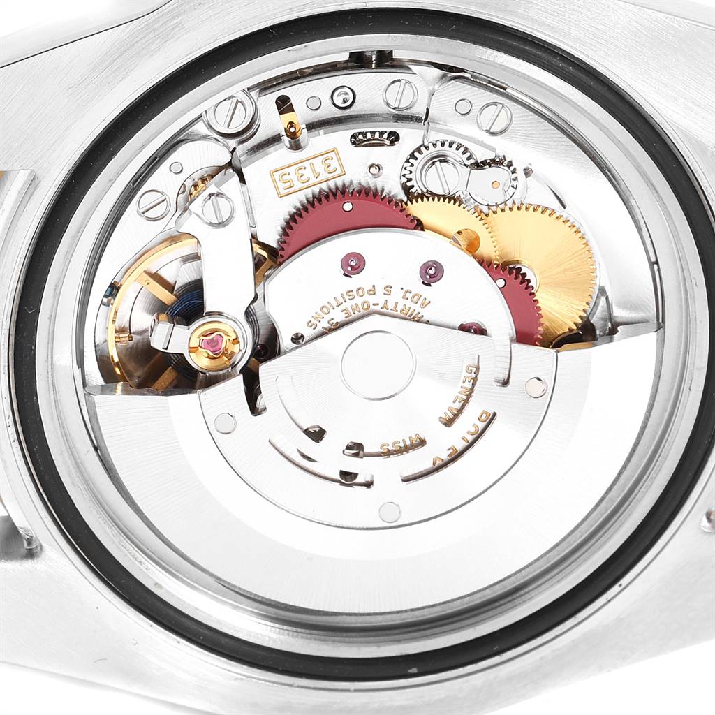 This image shows the inner mechanical movement of the Rolex Submariner 116613 Men
s Steel and Gold (two tone) Blue Dial 116613 Men
s Steel and Gold (two tone) Blue Dial watch.