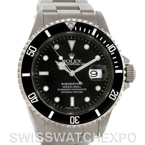 Photo of Rolex Submariner Date Stainless Steel Watch 16610
