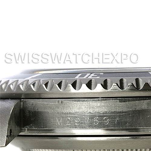 The image shows a close-up side view of the case and bezel of a Rolex Submariner 16610 Men's Stainless Steel Black Dial 16610 Men's Stainless Steel Black Dial watch.