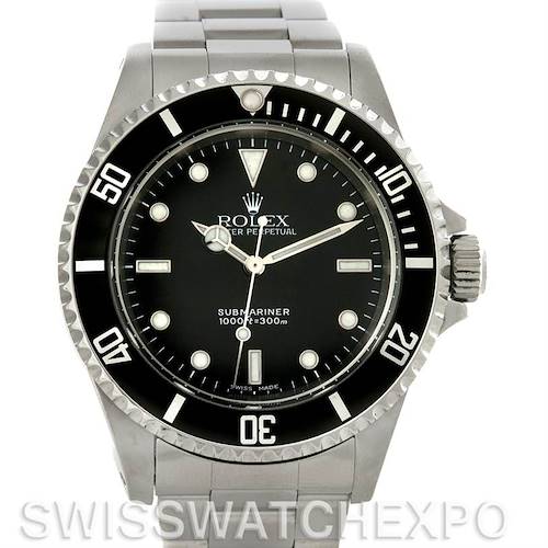 Photo of Rolex Submariner Mens Steel Non-Date Watch 14060M