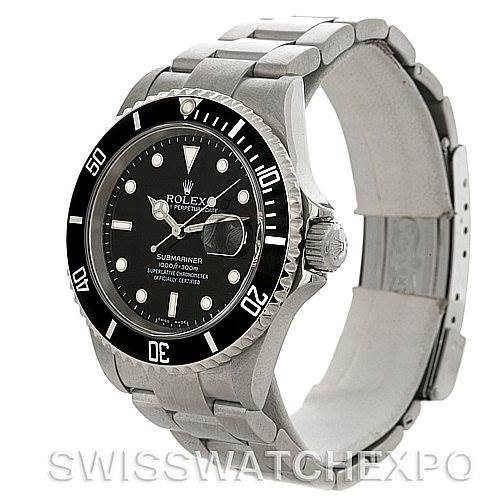Rolex Submariner Men's Steel Date Watch 16610 SwissWatchExpo