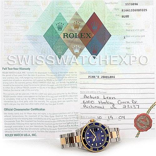 The image shows a close-up of a Breitling Bentley 16613 Men's Stainless Steel Blue Dial 16613 Men's Stainless Steel Blue Dial model watch from the front, along with its certificate and warranty documents.