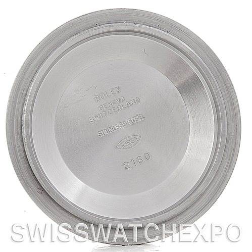 This is an image of the case back for a Rolex Submariner 16610 Men's Stainless Steel Black Dial 16610 Men's Stainless Steel Black Dial watch, showing the interior markings and engravings.