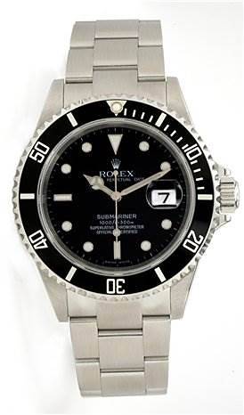 Photo of Rolex Submariner Mens Steel Watch 16610