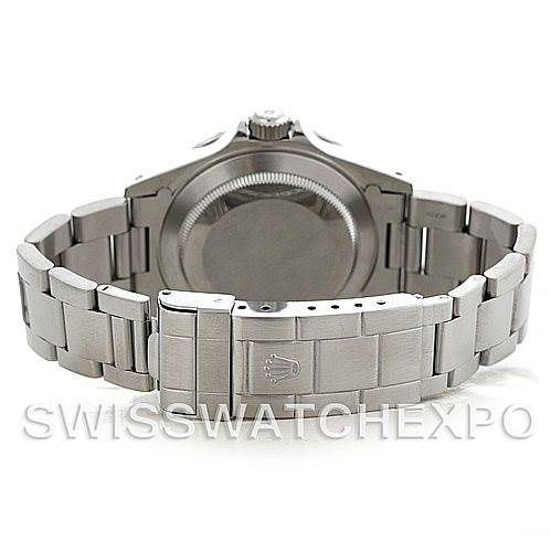 The image shows the back case and bracelet of the Rolex Submariner 14060 Men's Stainless Steel Black Dial 14060 Men's Stainless Steel Black Dial watch, viewed from the rear.