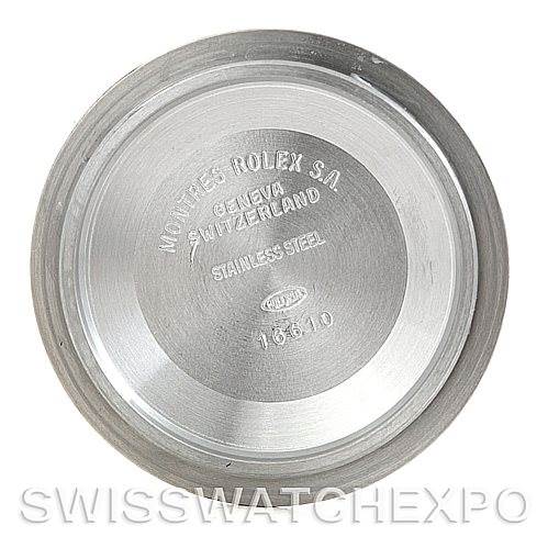 This image shows the inside of the case back for the Submariner model by Rolex.