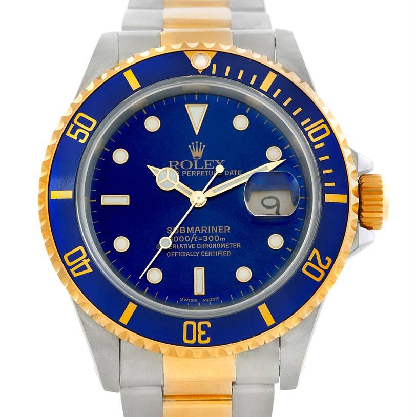 Rolex Submariner Steel and Gold (two tone) 16613 Stock 6091
