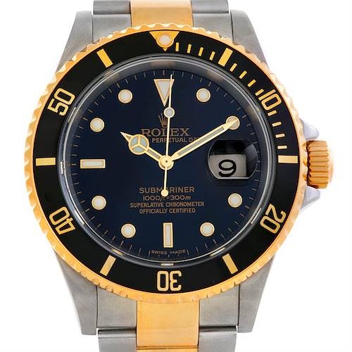 Photo of Rolex Submariner Steel and Yellow Gold Watch 16613