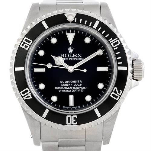 Photo of Rolex Submariner Mens Steel Non Date Watch 14060