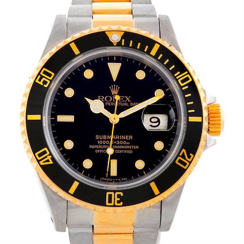 Photo of Rolex Submariner Steel and Yellow Gold Watch 16613