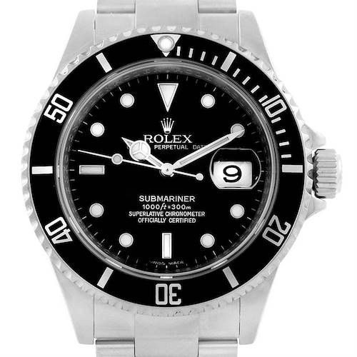 Photo of Rolex Submariner Mens Stainless Steel Date Watch 16610 Year 2007