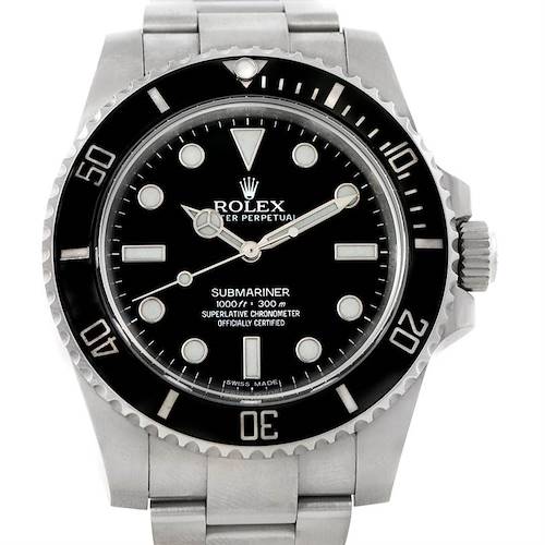 Photo of Rolex Submariner Mens Steel Non Date Watch 114060