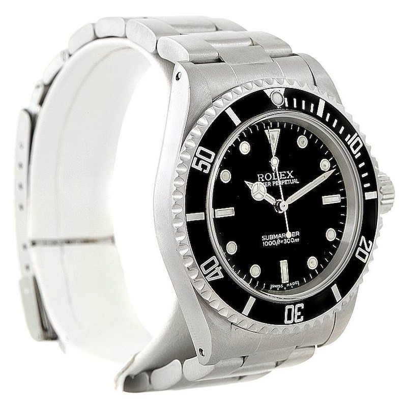 Rolex Submariner Mens Steel Non Date Watch 14060 SwissWatchExpo