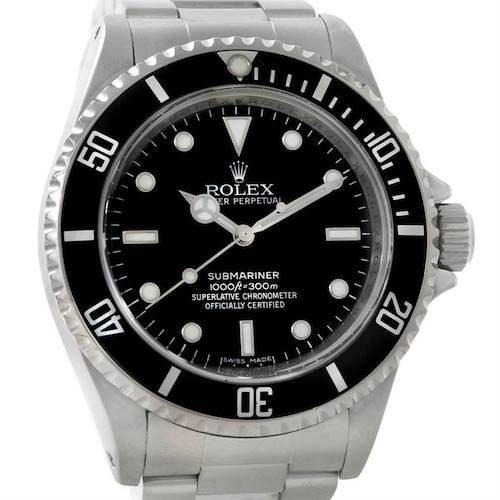 Photo of Rolex Submariner Mens Steel Non Date Watch 14060