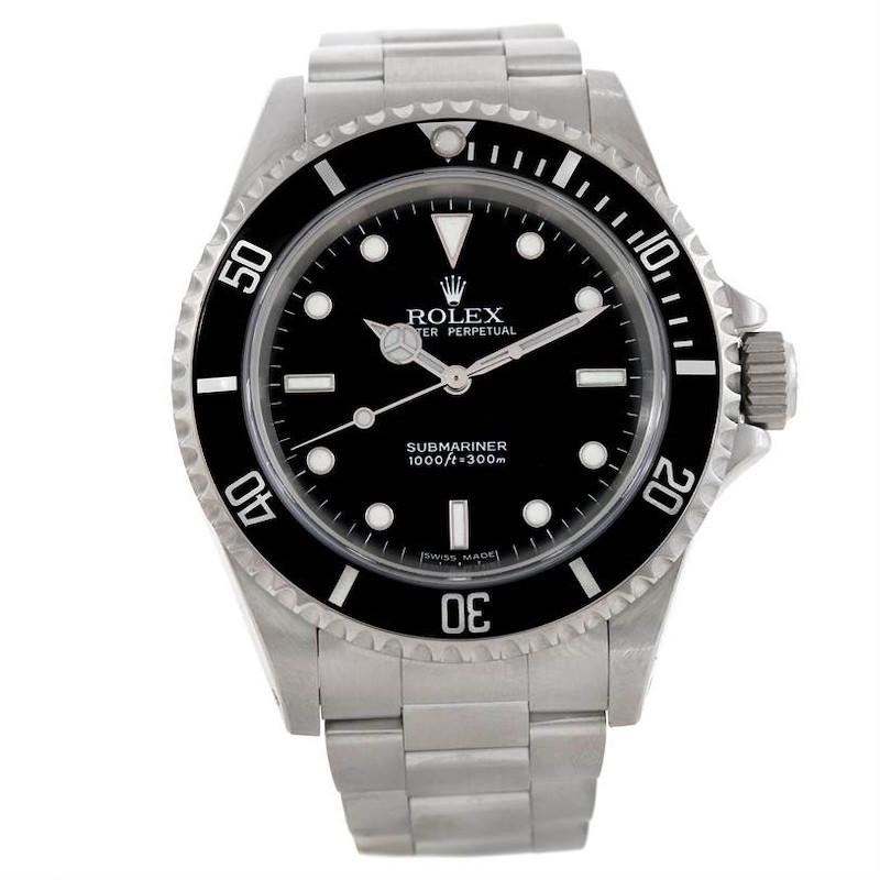 ROLEX Submariner 14060 Oyster Steel Black Dial Men's Watch *MINT