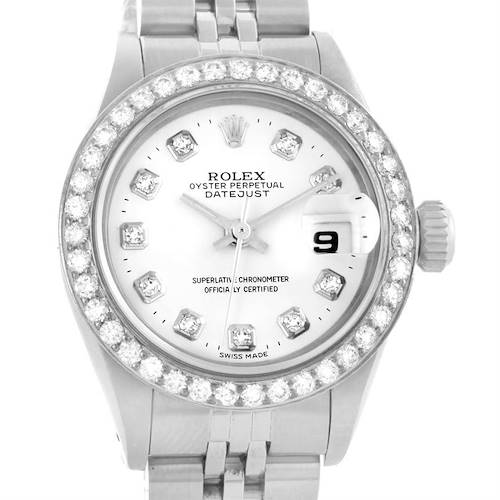 Photo of Rolex Datejust Diamond Steel Jubilee Bracelet Ladies Watch 69190