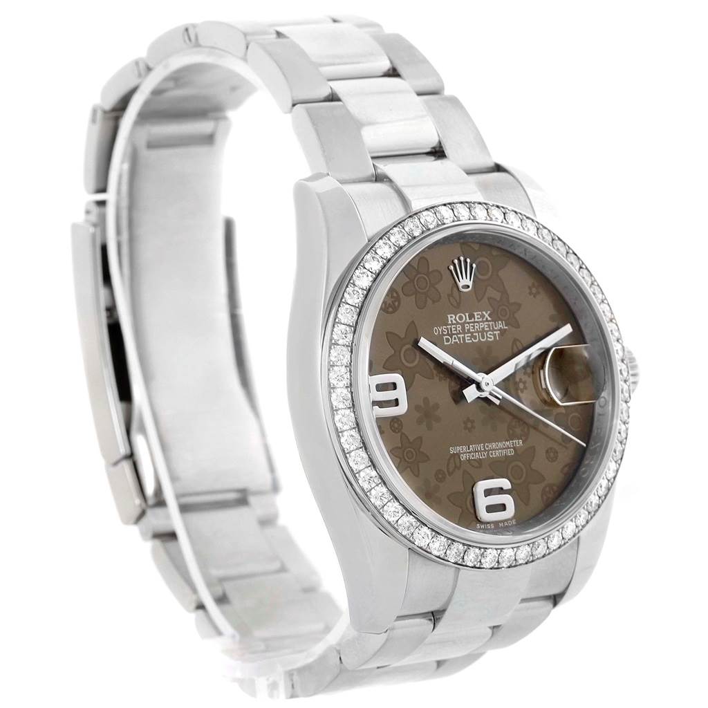 rolex datejust 36 floral