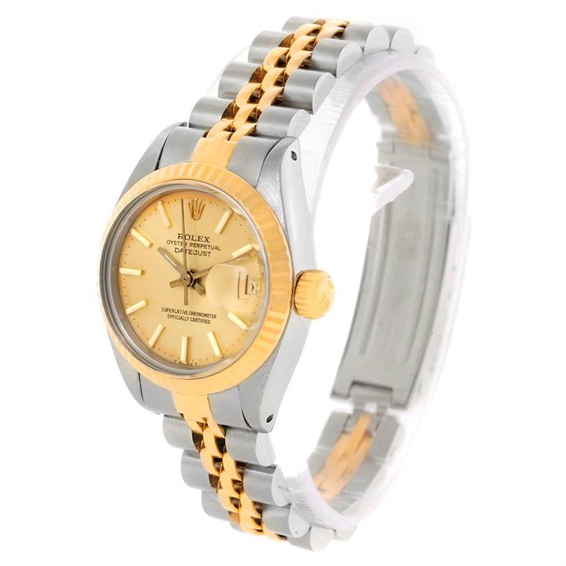 Rolex Datejust Ladies Steel 18k Yellow Gold Automatic Watch 6917 SwissWatchExpo